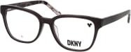 DKNY DK 5054 Korrektionsbrille, Vollrand, quadratisch, schwarz, grau, Damen, Kunststoff - Bild 1