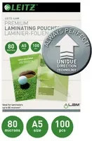Leitz iLAM Laminierfolie DIN A5 glänzend transparent 80 Micron 100 Stück - Bild 2