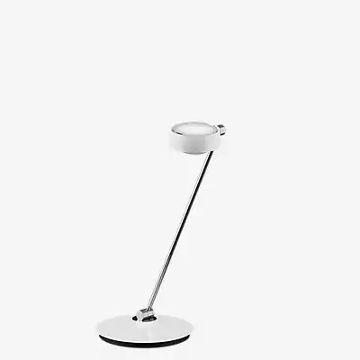 Occhio Sento Tavolo 60 E LED Tischleuchte Air, Kopf Weiß glänzend und Body Chrom glänzend, Warmweiß 2.700 K - Bild 1