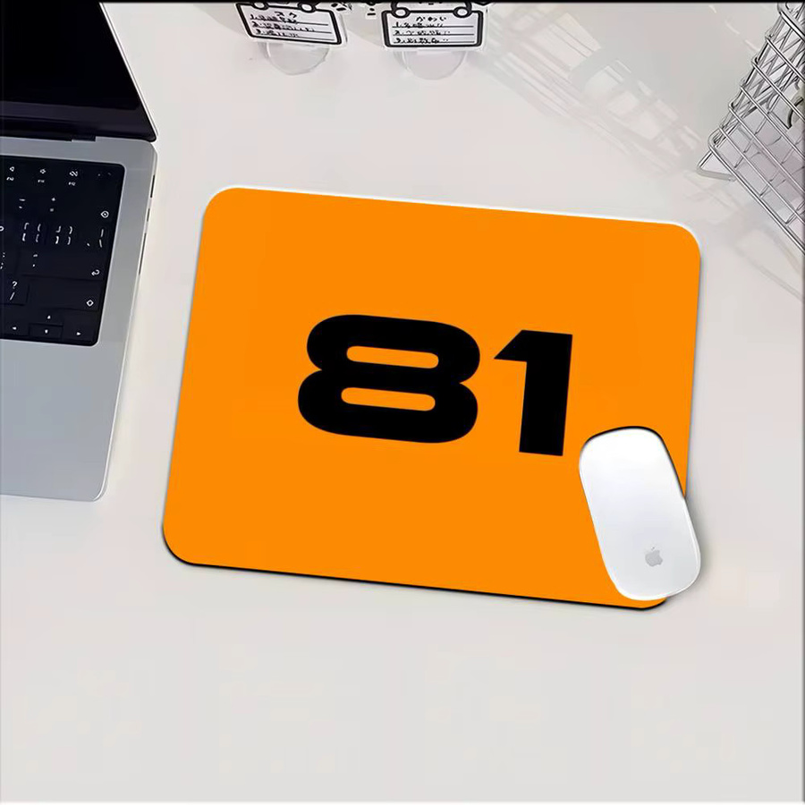 Mesuca Mauspad O-Oscar P-Piastri in Orange, rutschfestes Schreibtischpad für Tastatur und Laptop - Bild 4