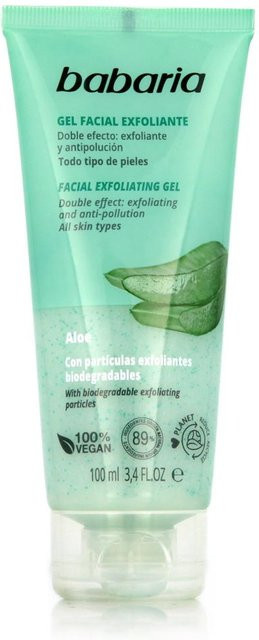 Babaria Aloe Vera Gesichtspeeling Gel, 100 ml, Unisex - Bild 1