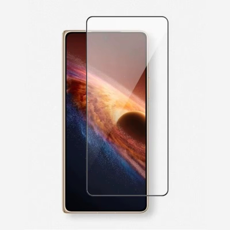 Honor Magic V6 Displayschutz aus 9H gehärtetem Glas mit schwarzem Rand und vollständiger Abdeckung - Bild 1