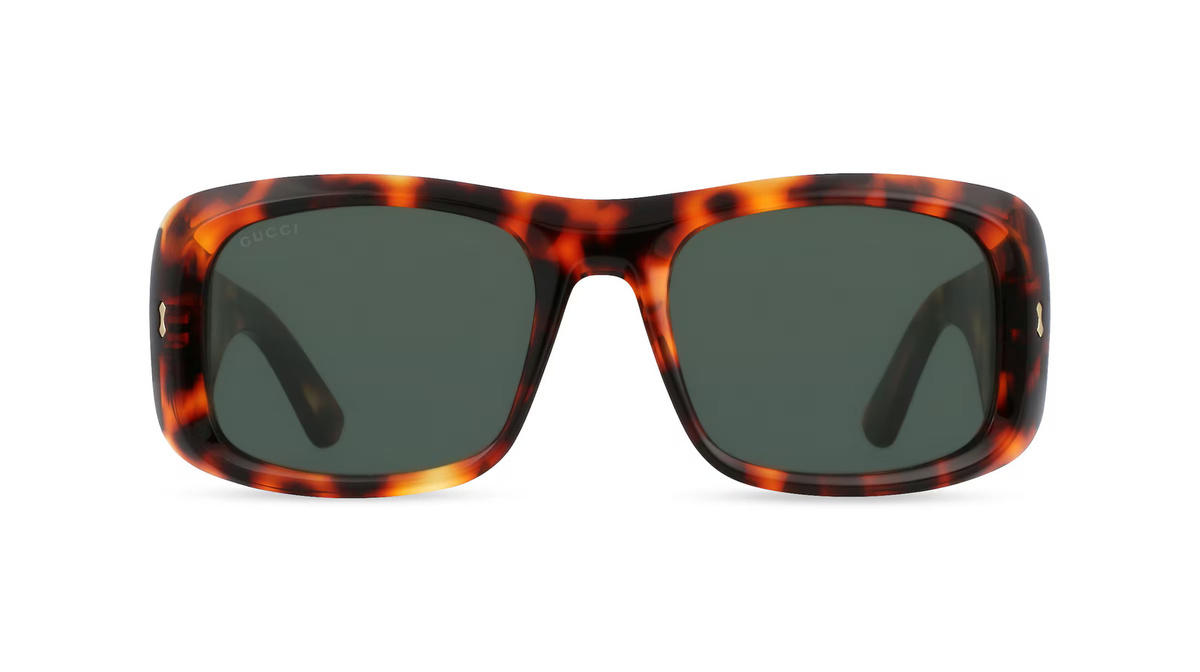 Gucci GG1080S Sonnenbrille, Vollrand, Quadratisch, Kunststoff, braun, Herren - Bild 1