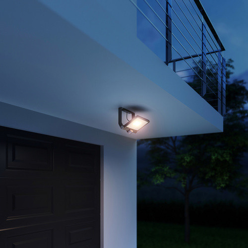 STEINEL LED-Strahler XLED ONE XL S Floodlight in Weiss mit Bewegungsmelder und Dämmerungssensor - Bild 3