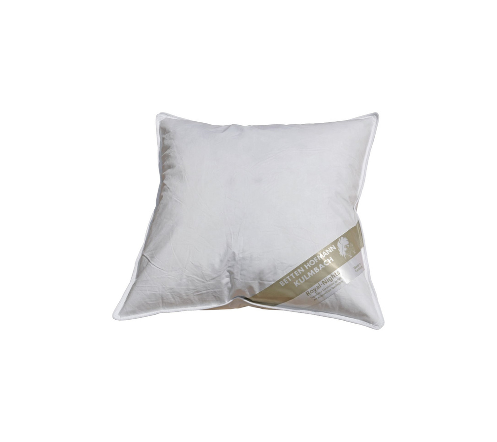 Betten Hofmann Dekokissen Weiß, B/B/H: 65 x 65 x 65 cm, Waschbares Kuschelkissen mit Daunen und Federn - Bild 1