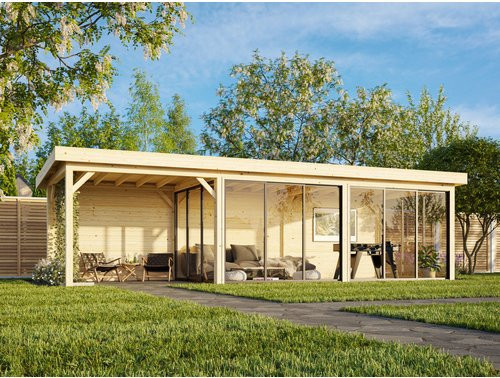 Palmako Connect Pavillon modern transparent tauchgrundiert B: 718 cm, T: 718 cm, H: 249 cm - Bild 1