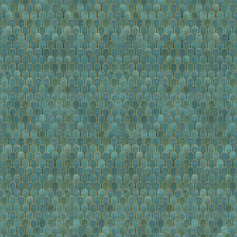 NLXL Wallpaper Nizwa BGR-01 Vliestapete mit geometrischem Orient-Design in Türkis - Bild 1
