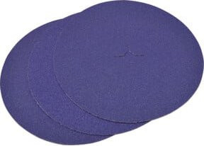 Roll Keramik-Klettschleifscheiben Blau Durchmesser: 150 mm Körnung: 60 - Bild 1