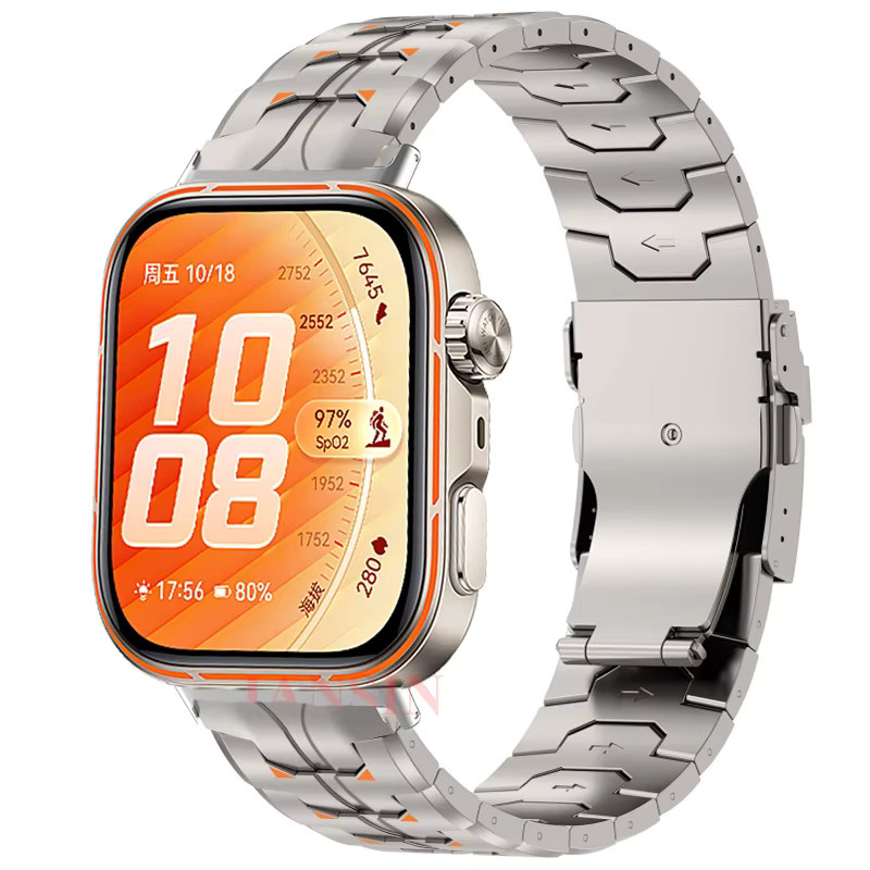 jansin Uhrenarmband Edelstahl, Silber, Unisex - Bild 1