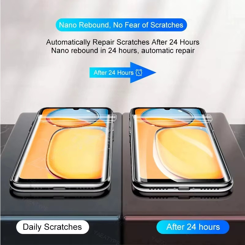 3 Stück HD Hydrogel Soft Screen Protector für Xiaomi POCO X5, X6 und F6 Pro 5G, transparent - Bild 4