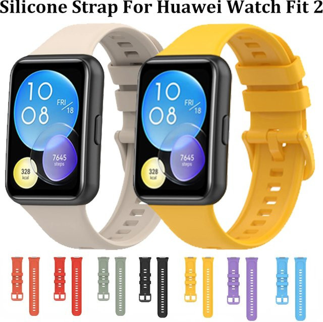 Huawei Uhrenarmband Silikon, Schwarz, Unisex - Bild 1