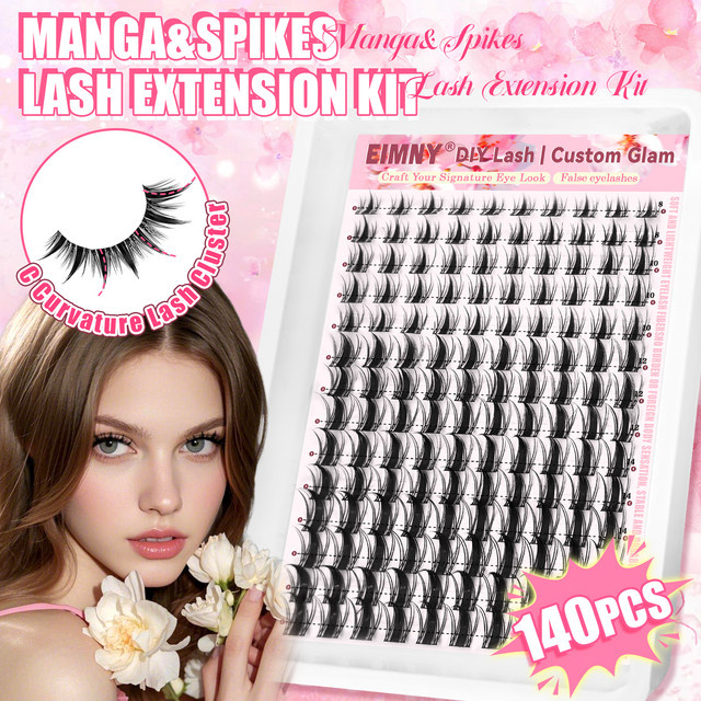 Eimny Little Bunny Lash Wimpernverlängerung, C-Curl, 8-16 mm, Unisex - Bild 1