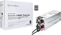 Silverstone Gemini 2400C Titanium PC-Netzteil, Silber - Bild 1