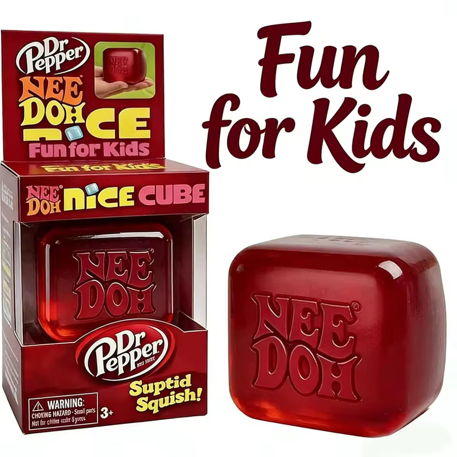 Schylling Dr Pepper Nice Cube Squeeze, Fidget-Spielzeug, red - Bild 6