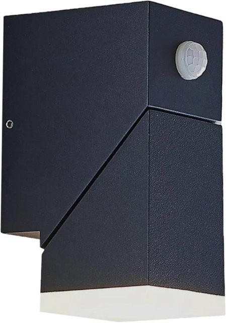 Lindby LED Außenwandleuchte Sally in Schwarz aus Aluminium mit Bewegungsmelder und IP54 Schutz - Bild 1