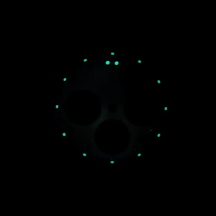 Zifferblatt für VK63 Bewegung, 32,5 mm, Schwarz - Bild 2