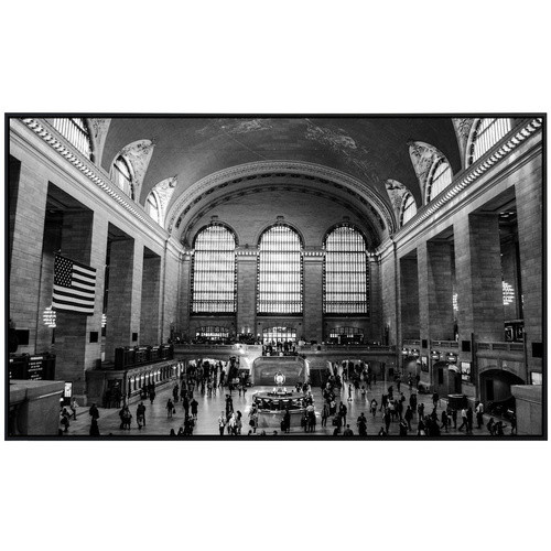 papermoon Infrarotheizung EcoHeat Hauptbahnhof New York mit Matt-Effekt in Bunt, App-Steuerung und Überhitzungsschutz - Bild 1