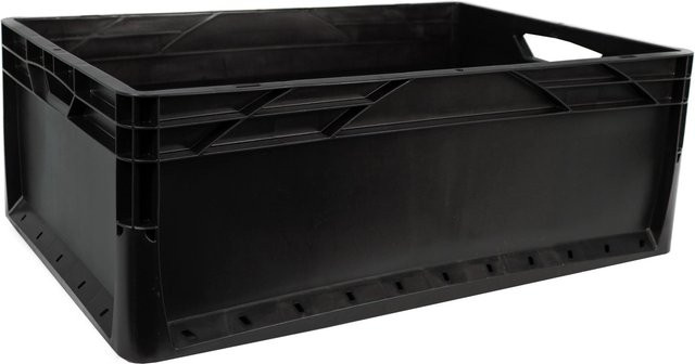 Eurobox-System Vollwand Box in Schwarz, B: 40 cm, H: 22 cm, T: 60 cm - Bild 1