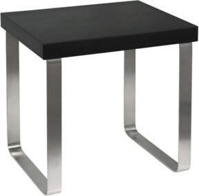 Hoesch Hocker für Dampfkabine aus Edelstahl mit silberner PU Auflage - Bild 1