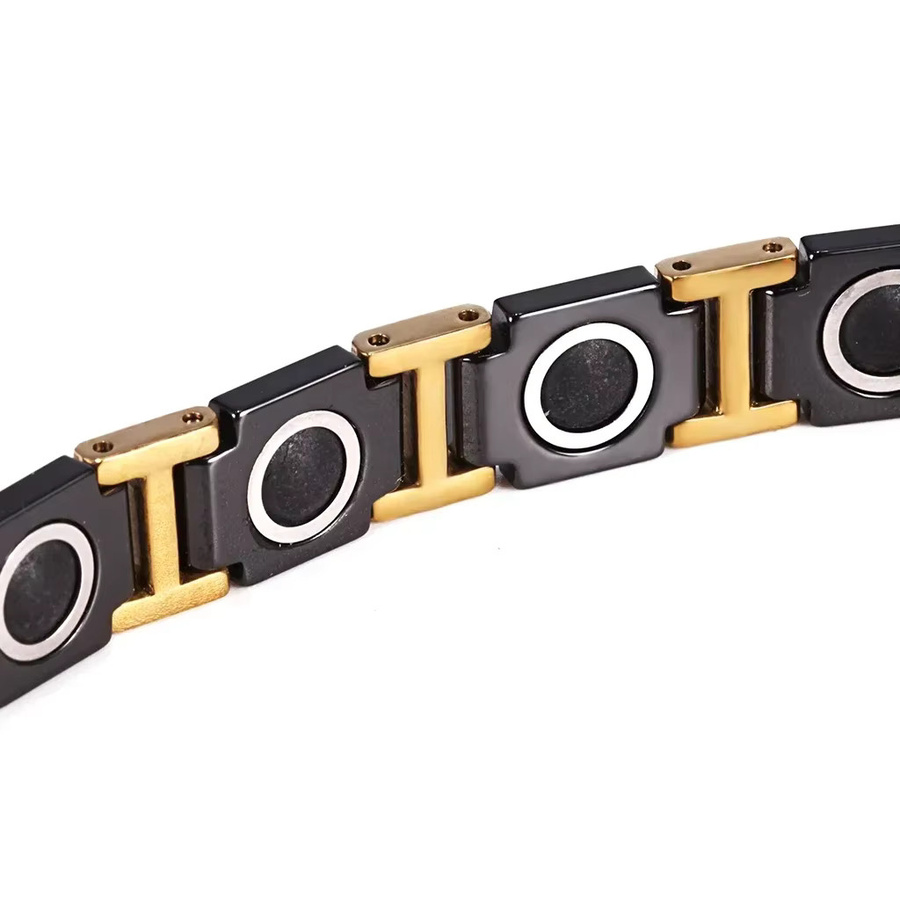 Aradoo Armband, Keramik, Titan Stahlband, Unisex - Bild 4