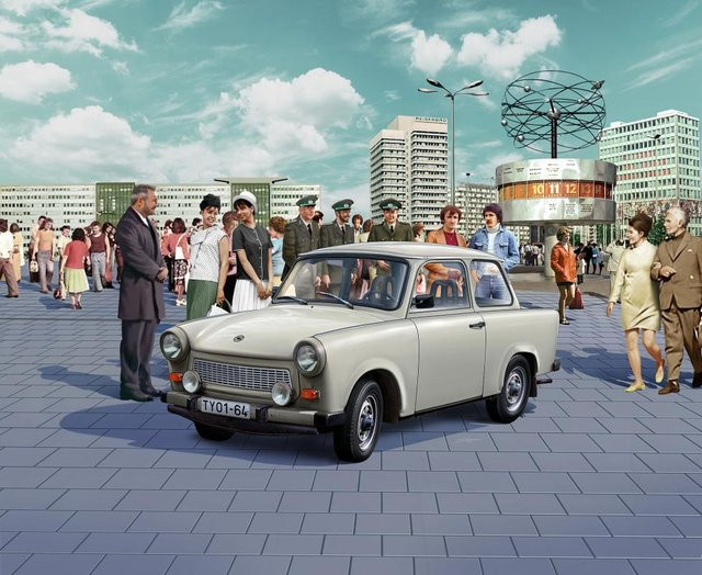 Revell 60th Anniversary Trabant 601 Exclusive Edition, Automodell Bausatz, 1:24, ab 12 Jahren - Bild 4