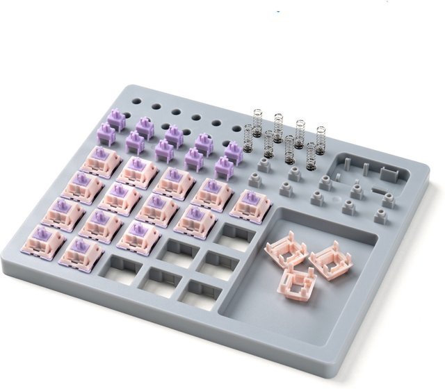 Payson ABS Switch Lube Station und Switch Opener in Grau für mechanische Tastatur-Switches - Bild 1