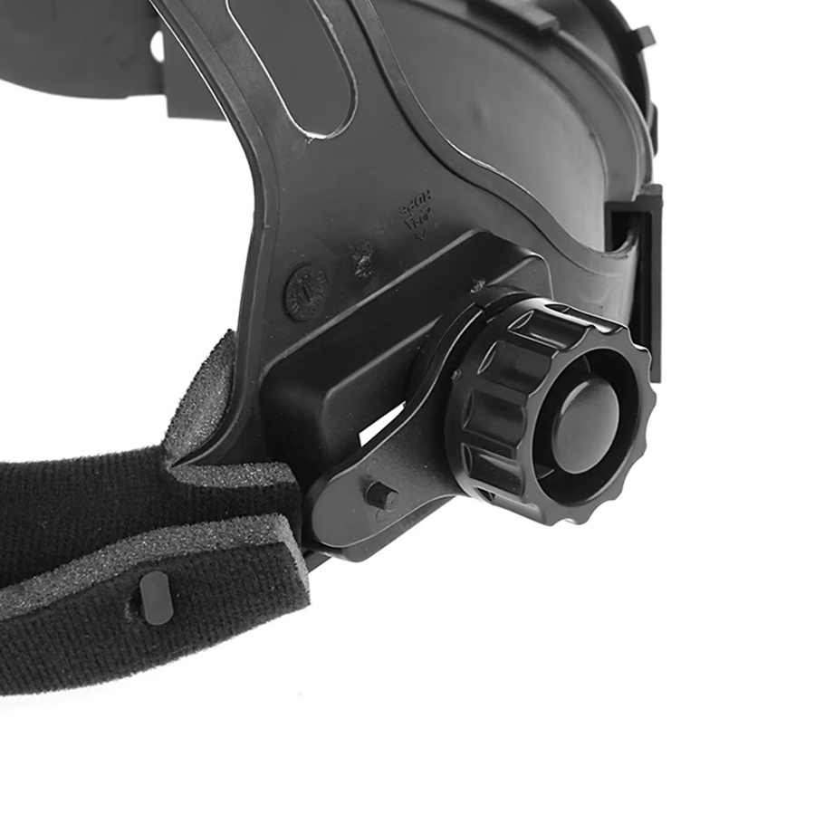 HF-02 Automatisch abdunkelnder Schweißhelm in Schwarz mit verstellbarem Kopfband und Solar-Auto-Darkening-Funktion - Bild 3