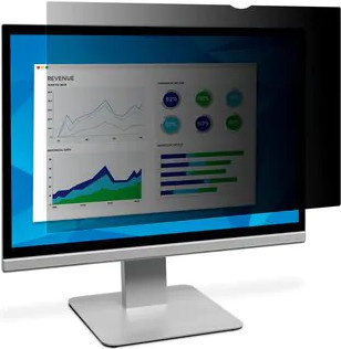 3M Privacy Filter PF23.6W9 in Schwarz für 23,6 Zoll Monitore - Bild 1