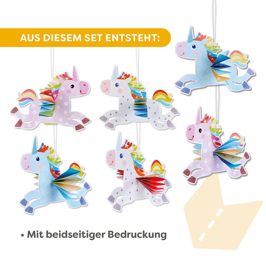 HABA 2 Sachenmacher Einhörner, Bastelset, ab 3 Jahren - Bild 1