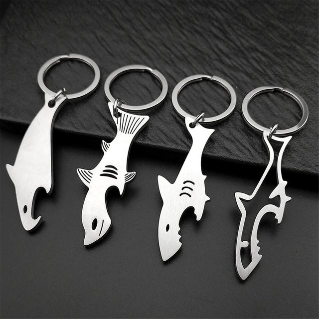 EREBUS Schlüsselanhänger Edelstahl, Silber, Unisex - Bild 1