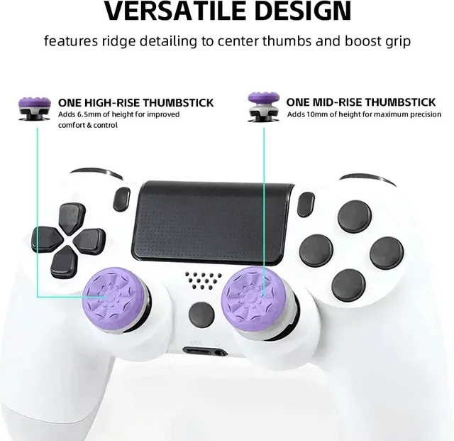 DATA FROG High-Rise Performance Analog Stick Controller für PS4 und PS5 in Galaxy Multicolor - Bild 1