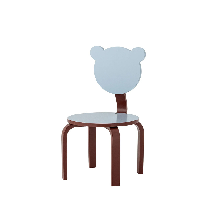 Bloomingville Mini Kinderstuhl Liova hellblau aus Holz und MDF, Höhe: 58 cm, Breite: 40 cm, Tiefe: 30 cm - Bild 1