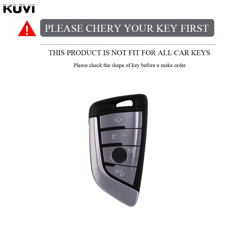 Anhänger Metall Leder, Schlüssel Case Cover Shell für BMW - Bild 2