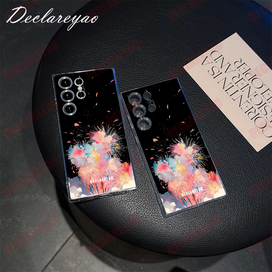 Personalisierte MagSafe Schutzhülle von DECLAREYAO für Samsung Galaxy S25 Edge S24 Ultra S23 FE S22 Plus S21 5G in Transparent und Multicolour mit DIY-Fotooption - Bild 4
