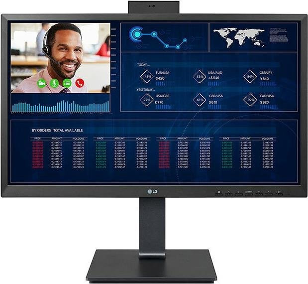 LG All-in-One Thin Client 24CQ651I-6P Schwarz mit 60,5 cm (23,8 Zoll) Full HD Display, Intel Pentium N6005, 8 GB RAM, 16 GB eMMC und Wi-Fi 6 - Bild 1