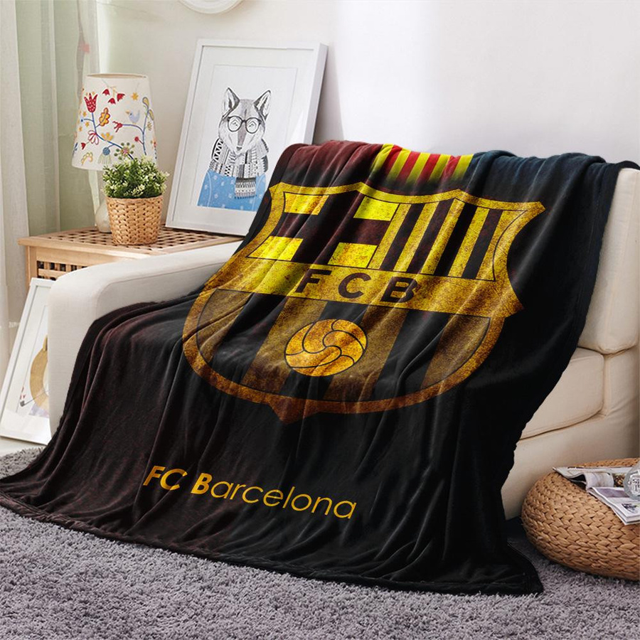 FC Barcelona Flanellblanke mit Aufdruck B/B: 150 x 200 cm - Bild 2