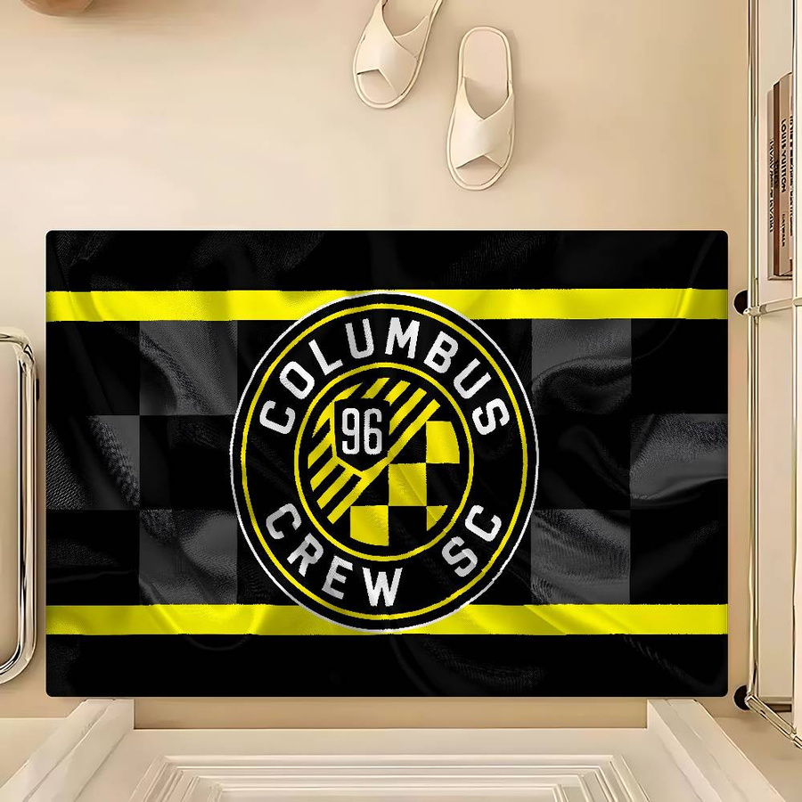 Karpetti C-Columbus Crew SC Badezimmermatte rutschfest und wasserabsorbierend, B/T: 60 x 40 cm - Bild 5