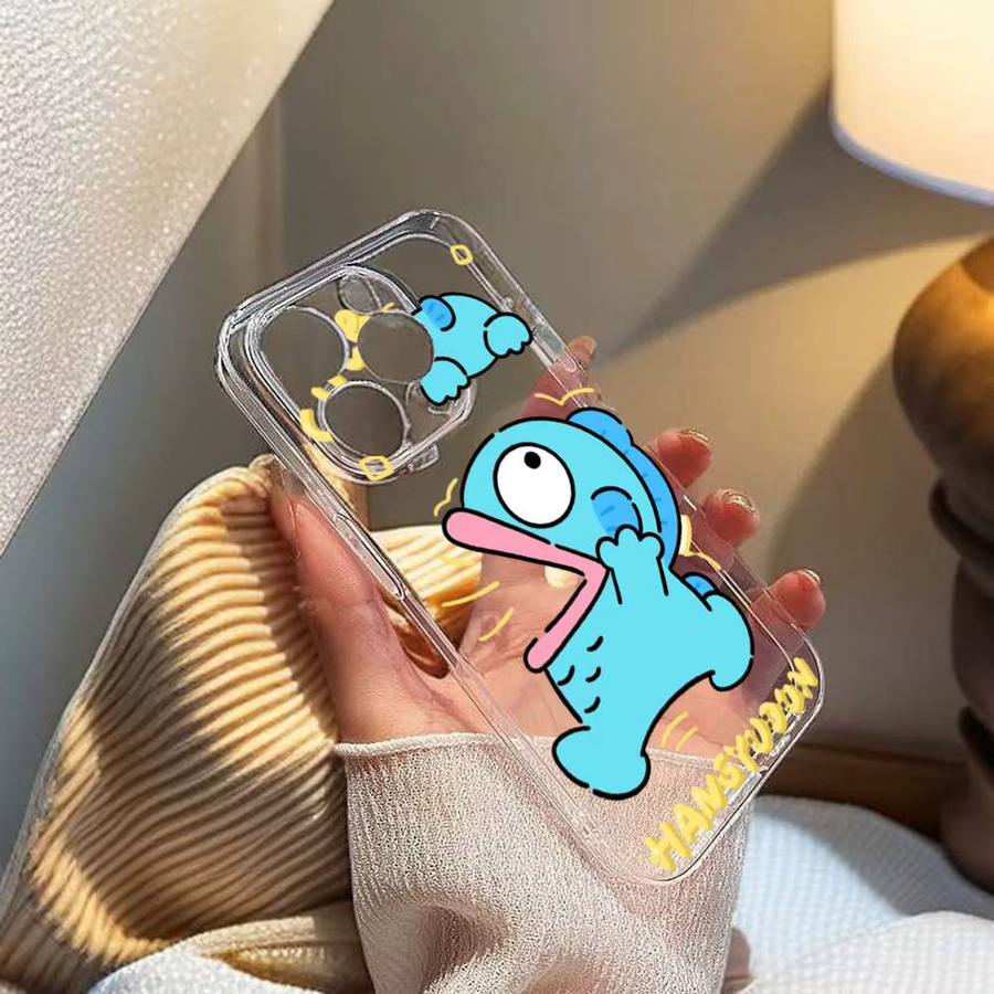 H-Hangyodon Handyhülle für Apple iPhone in Transparent, stoßfeste weiche Schutzhülle für iPhone 11 bis iPhone 17 Pro Max Plus - Bild 4