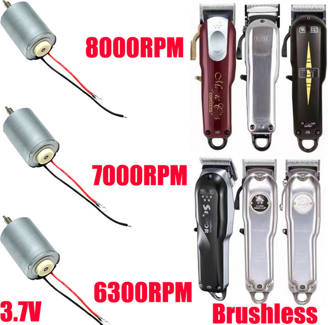 Wahl Ersatzmotor für Herren-Profi-Haarschneidemaschinen, bürstenloser 3,7 V Motor mit 8000 U/min, Farbe: Silber - Bild 1