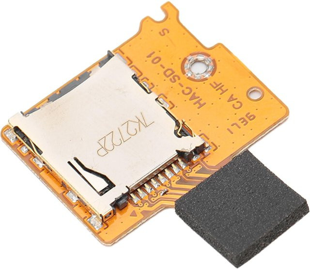 Nintendo Switch Lite Speicherkartenleser-Anschlussplatine Reparaturteil in Gelb - Bild 1