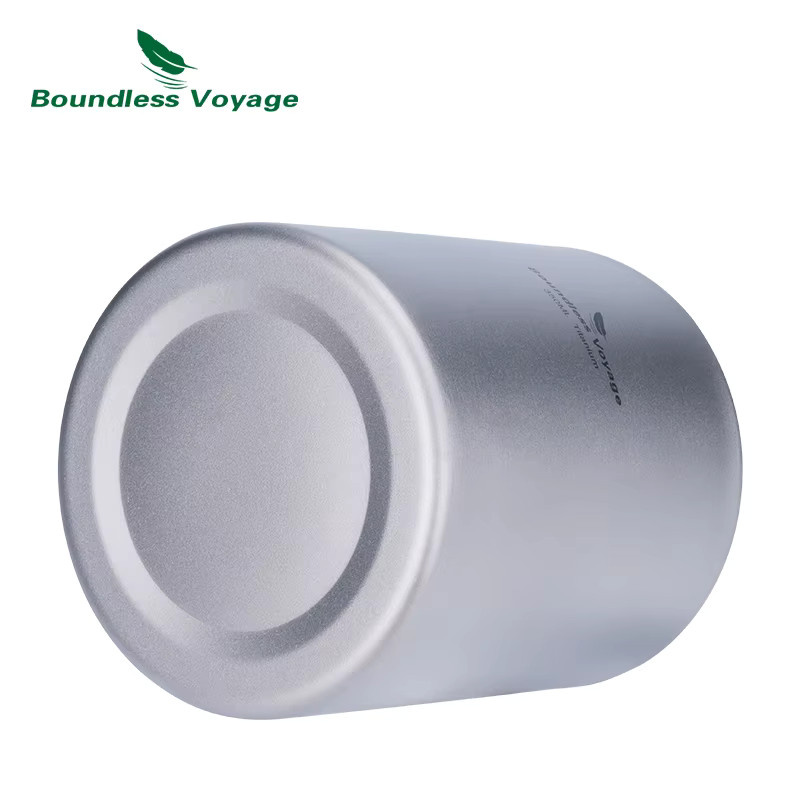 Boundless Voyage Titanium Tumbler Campingbecher aus Edelstahl in Silber - Bild 2