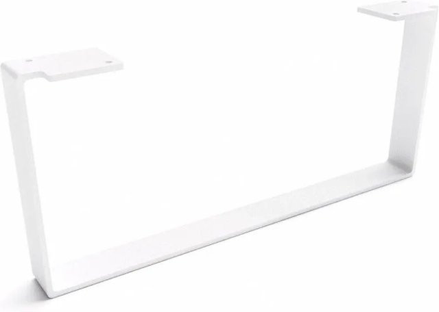 HEVVA Möbelbein LUXEMBURG Weiß, Höhe: 20 cm, Tiefe: 45 cm - Bild 1