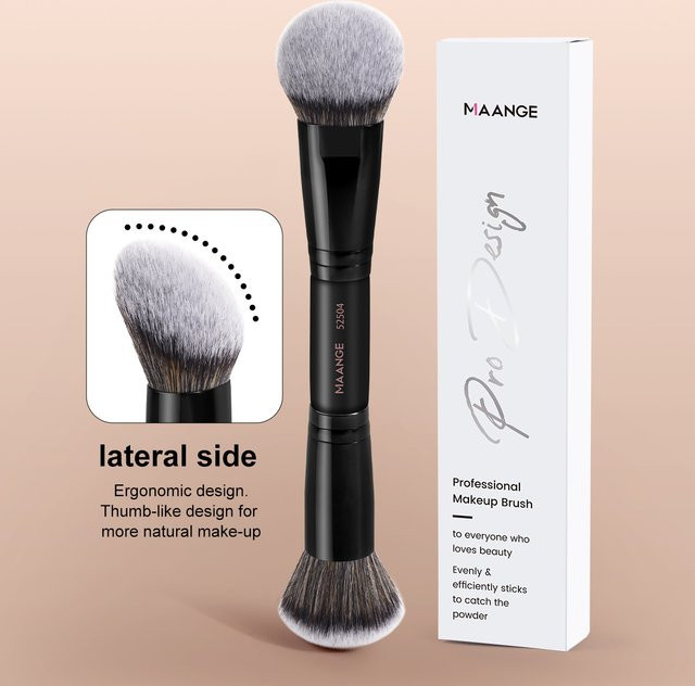 MAANGE Foundation-Make-up-Pinsel, Kabuki-Mineralpuderpinsel, Unisex - Bild 1