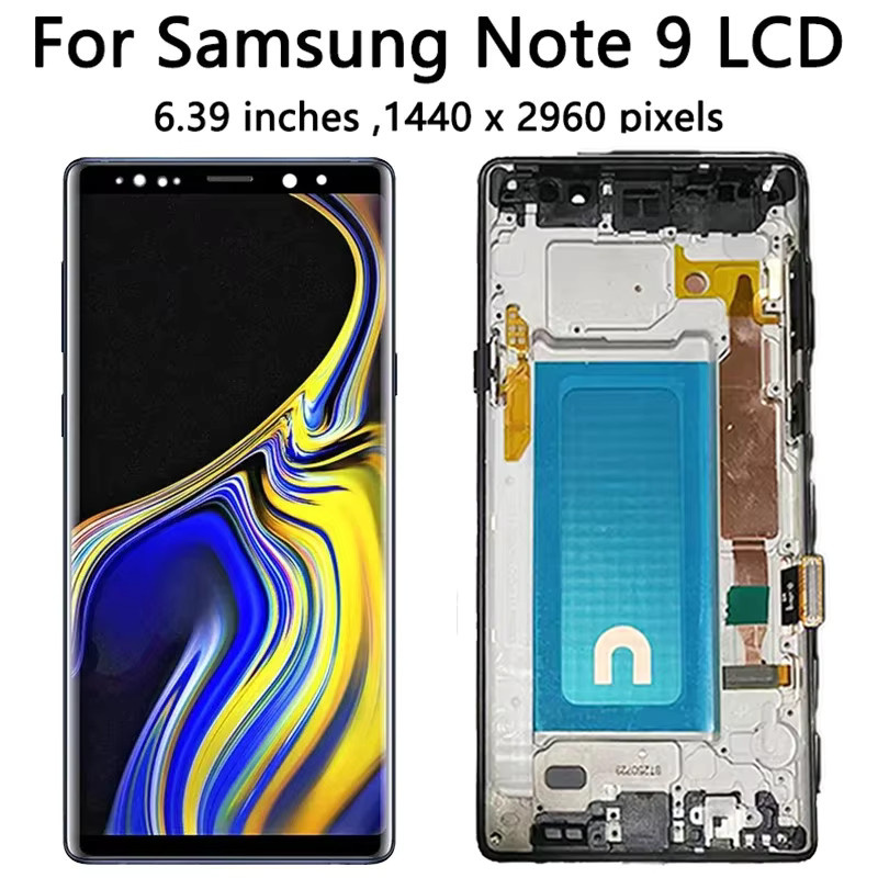 Samsung Note 9 LCD Display mit Touchscreen Digitizer Einheit und Rahmen in Schwarz für N960F N960U N9600 - Bild 4
