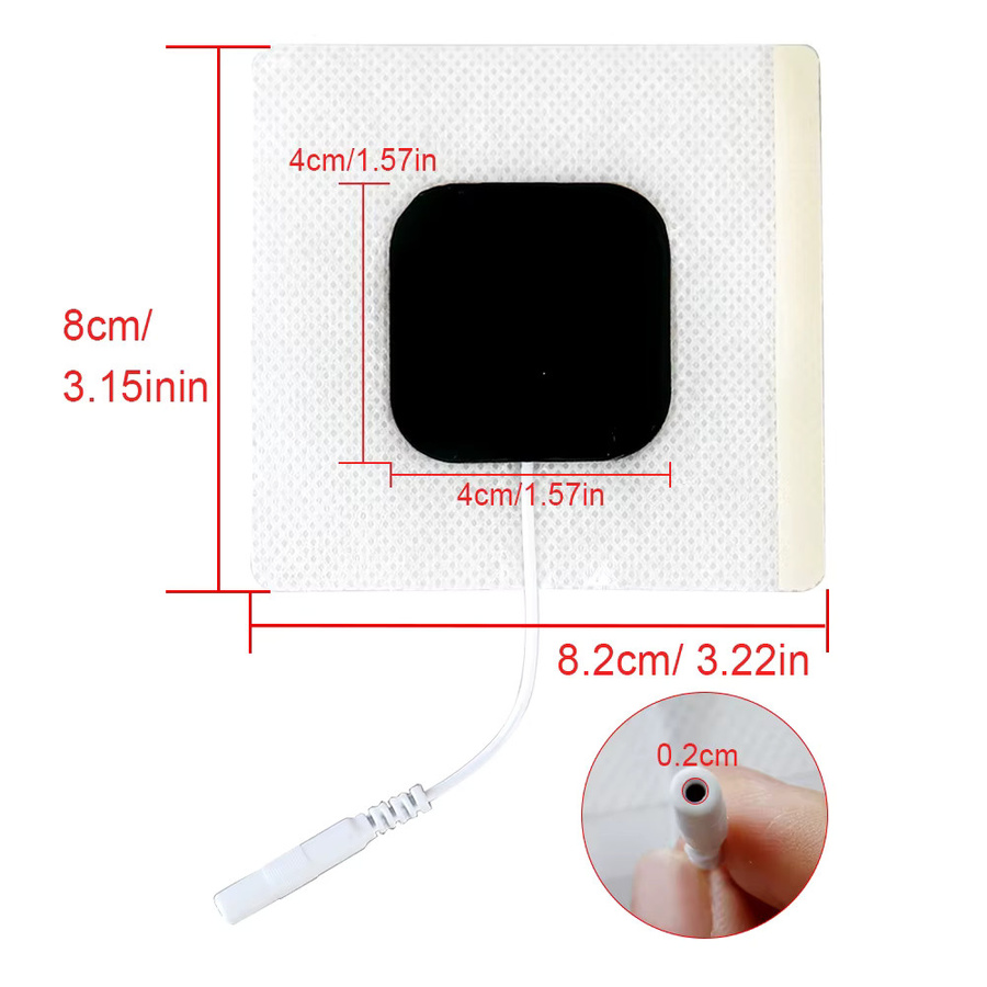 OPSLEA TENS Elektrostimulator Elektrodenpads, 10/20 Stück, Unisex - Bild 2