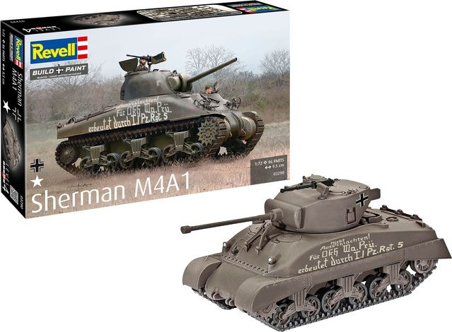 Revell Sherman M4A1, Fahrzeug, 1:72 - Bild 2