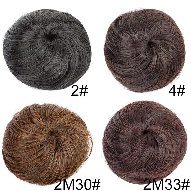 WIGSIN Clip-in-Haarverlängerung Haarknoten, schwarzbraun, Damen - Bild 2