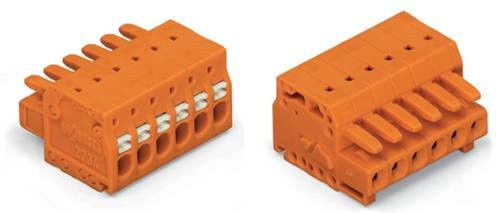 WAGO 2734-219 Federleiste in Orange, 25 Stück - Bild 1