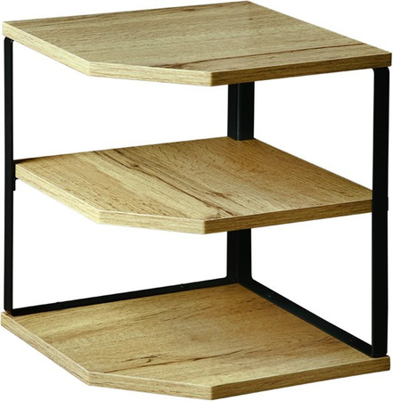 Kesper Eckregal für Küche und Bad in Natur, B/H/L: 26 x 28 x 26 cm