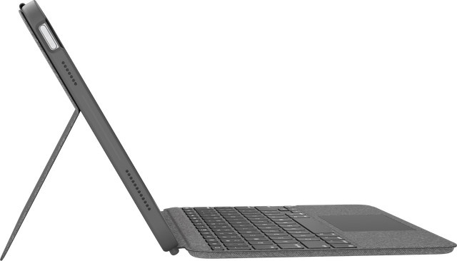 Logitech Combo Touch Tastatur und Foliohülle mit Trackpad und Hintergrundbeleuchtung für iPad Pro 11 Zoll in Oxford Gray mit QWERTY-Layout und Apple Smart Connector - Bild 1